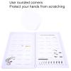 Eyelash Storage Case, Eyelash Display Book Lash Organizer Eyelash Case Makeup Eyelash Display Board Empty Eyelashes Storage Box Eyelashes Sample Catalog Display Card for Women view 4
