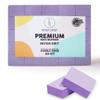 Artist Land Purple Mini Buffer Set 80/100 Grit  50 Ct - Professional Grade Salon Quality Nail Buffing Blocks Pack for Pre-Application of Polish, Gel, Acrylic, Double-Sided Buffer Blocks view 1