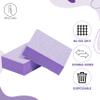 Artist Land Purple Mini Buffer Set 80/100 Grit  50 Ct - Professional Grade Salon Quality Nail Buffing Blocks Pack for Pre-Application of Polish, Gel, Acrylic, Double-Sided Buffer Blocks view 4