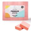 Artist Land Orange Mini Buffer Set 80/100 Grit  50 Ct - Professional Grade Salon Quality Nail Buffing Blocks Pack for Pre-Application of Polish, Gel, Acrylic, Double-Sided Buffer Blocks view 1