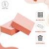 Artist Land Orange Mini Buffer Set 80/100 Grit  50 Ct - Professional Grade Salon Quality Nail Buffing Blocks Pack for Pre-Application of Polish, Gel, Acrylic, Double-Sided Buffer Blocks view 3