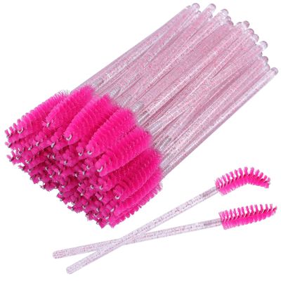 YITOU Eyelash Brush Disposable Crystal Wands, Makeup Brushes Spoolie Tool Mascara Brushes Applicator Kits for Eyelash Eyebrow Eye Lashes Extensions Bulk