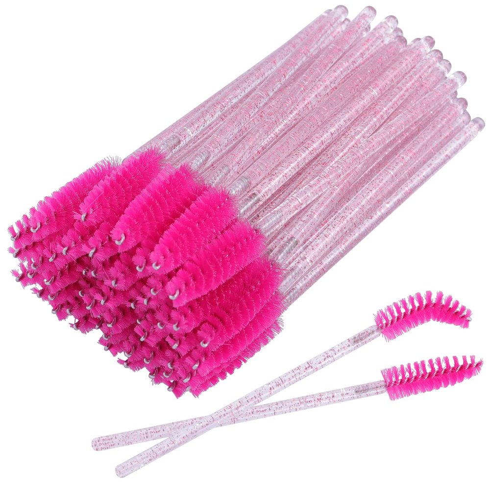 YITOU Eyelash Brush Disposable Crystal Wands, Makeup Brushes Spoolie Tool Mascara Brushes Applicator Kits for Eyelash Eyebrow Eye Lashes Extensions Bulk