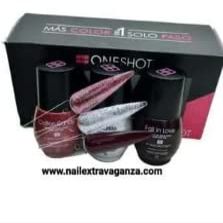One Shot Gel Collection TripleShot Sparkle, Fall In Love, Cotton Candy 15ml bottles