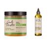 Carol's Daughter Hair Treatment Bundle - Mimosa Honey Shine Pomade and Goddess Strength 7 Oil with Shea Butter and Castor Oil, Strengthening for 2A to 4C Hair view 1