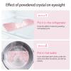 gemshan Jade Eye Mask, Rose Quartz Facial Mask Gemstone Cooling Reduce Eye Puffy Mask Anti Aging Therapy Hot or Cold Using view 4