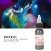 Water Based Innovative DIY Temporary Body Paint Makeup for Festival Stage Party 30ml(Pearlescent silver black) view 4