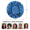 Alnorm Satin Bonnet for Women Hair Wrap for Sleeping Dark Blue view 2