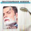 Amyhill 10 Pcs Featherweight Camping Mirror Shatterproof Compact Small Mirrors Bulk for Pocket Travel Shaving Makeup Hanging Wall Men Women Bathroom, 4.3 x 2.8 Inch view 4