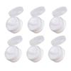 LALAFINA 6pcs Portable Loose Powder Container with Puff Travel Makeup Case for Compact and Press Powder for Cosmetic Organization Go Use view 1