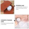 LALAFINA 6pcs Portable Loose Powder Container with Puff Travel Makeup Case for Compact and Press Powder for Cosmetic Organization Go Use view 2