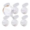 LALAFINA 6pcs Portable Loose Powder Container with Puff Travel Makeup Case for Compact and Press Powder for Cosmetic Organization Go Use view 3