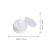 LALAFINA 6pcs Portable Loose Powder Container with Puff Travel Makeup Case for Compact and Press Powder for Cosmetic Organization Go Use view 4