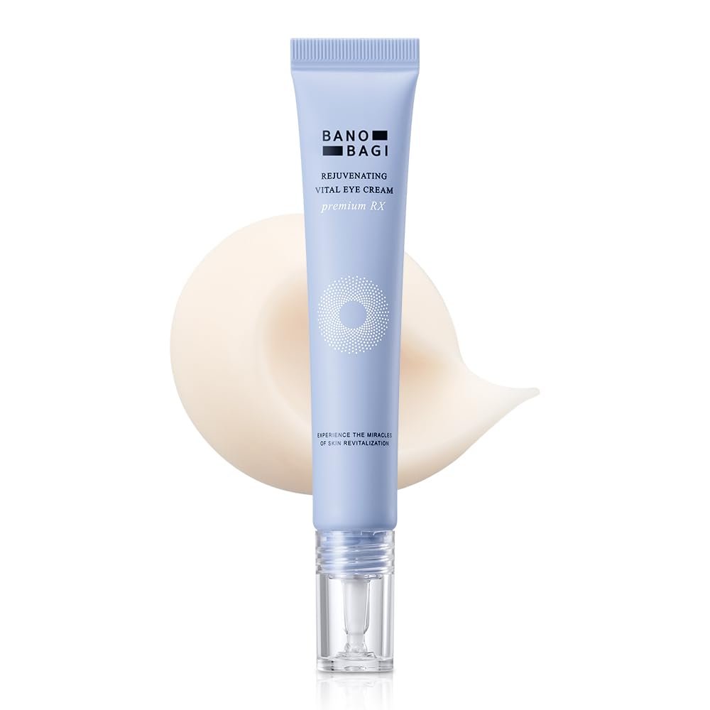 Banobagi PDRN Eye Cream  Under Eye Cream for Puffiness and Bags, Korean Skin Care with Centella, Panthenol & b-PDRN | Firming & Hydrating, Fragrance-Free, 0.5 fl oz