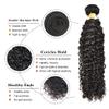 10A Grade Virgin Human Hair Bundles For Women Brazilian Body Wave Bundles Weave 12-30 Inches Hair Human Bundles Curly Bundles 100% Unprocessed Weave Hair Bundles FACE MIRACLE (Kinky Curly, 1B Natural Hair-30"inches) view 3