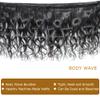 10A Grade Virgin Human Hair Bundles For Women Brazilian Body Wave Bundles Weave 12-30 Inches Hair Human Bundles Curly Bundles 100% Unprocessed Weave Hair Bundles FACE MIRACLE (Body Wave, 1B Natural Hair-12"inches) view 4
