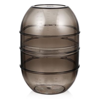 Lurrose Hair Dye Color Mixing Cup with Double Scale Hair Tint Shaker Mixer Bowl for Salon and Home Coloring