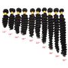 10A Grade Virgin Human Hair Bundles For Women Brazilian Body Wave Bundles Weave 12-30 Inches Hair Human Bundles Curly Bundles 100% Unprocessed Weave Hair Bundles FACE MIRACLE (Deep Wave, 1B Natural Hair-12"inches) view 4