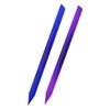 Mobestech Pedicure Tools 2pcs Nail Files Glass Cuticle Pusher Fingernail File for Natural Nail Professional Manicure Pedicure Filing Cuticle Remover Nail Tool 100 * 6mm (Purple+ Blue) Glass Nail File view 1