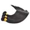 10A Grade Virgin Human Hair Bundles For Women Brazilian Body Wave Bundles Weave 12-30 Inches Hair Human Bundles Curly Bundles 100% Unprocessed Weave Hair Bundles FACE MIRACLE (Straight Wave, 1B Natural Hair-12"inches) view 4