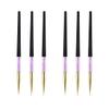 FOMIYES 6pcs Nail Art Brush Delicate Nail Painting Tool for Women Lightweight Design for Easy Use for Home view 1