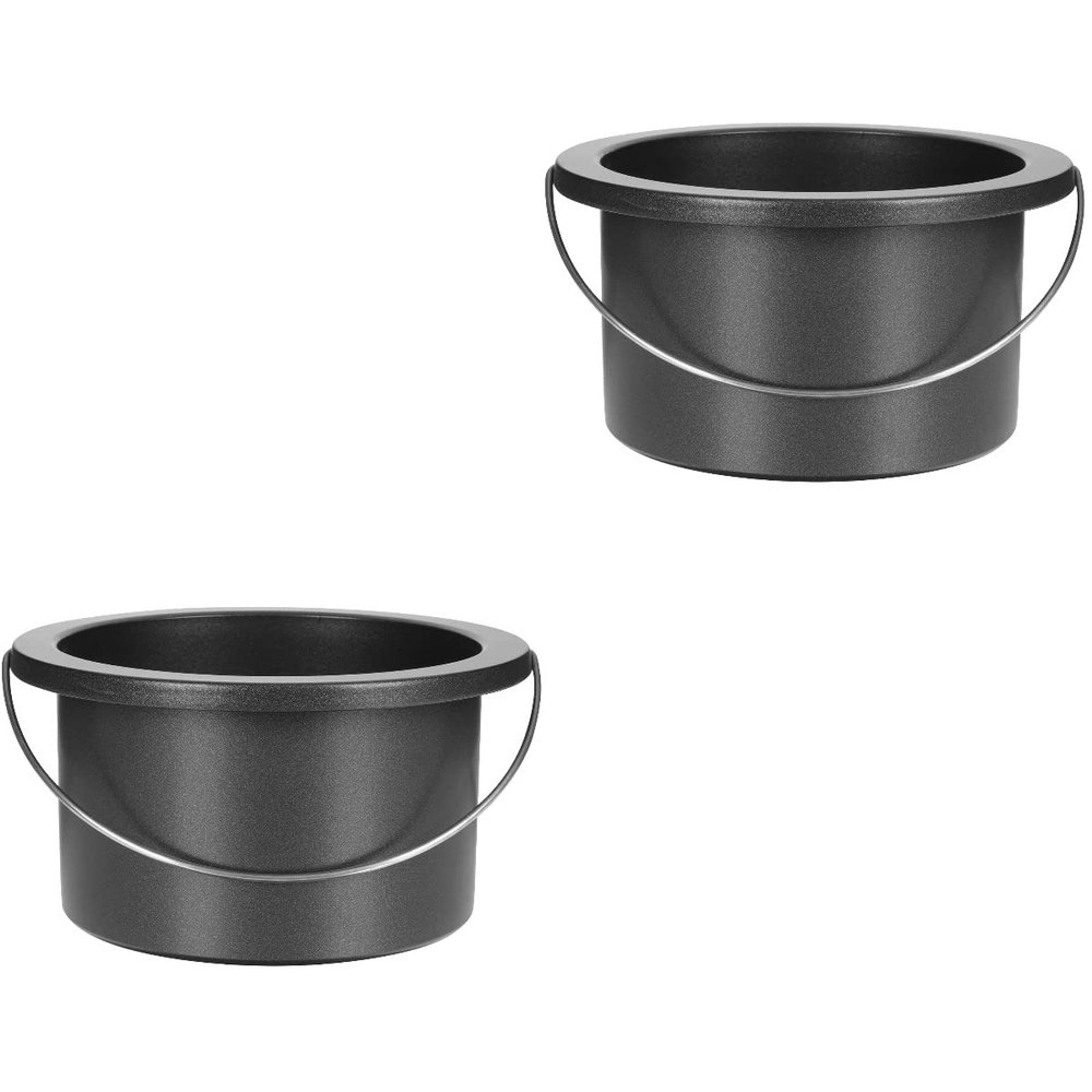 FOMIYES 2pcs Non-Stick Wax Melting Bowl Aluminum Wax Pot for Hair Removal Melting Container for Supplies and Easy Cleaning
