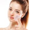 Sibba 12 Pcs Loose Powder Puff Pink Cotton Pads Face Body Makeup Velour with Ribbon Applicators Setting Round Make Up Eyeshadow Concealer Cosmetics Sponge view 4