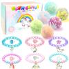 Bath Bombs for Kids Girls with Surprise Inside 6 Large Organic Bubble Kids Bath Bombs with Jewelry Toys Inside Safe & Natural Bathbombs Birthday Christmas Easter Surprise Princess Gifts Set for Girls view 1