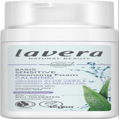 Lavera Organic Basic Sensitiv Calming Cleansing Foam 5.07 fl oz