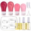 Gemice 16 Pack Travel Bottles Set for Toiletries,TSA Approved Travel Size Containers Leak Proof Silicone Squeezable Tubes Travel Accessories 2oz 3oz for Shampoo Conditioner Lotion Body Wash view 1