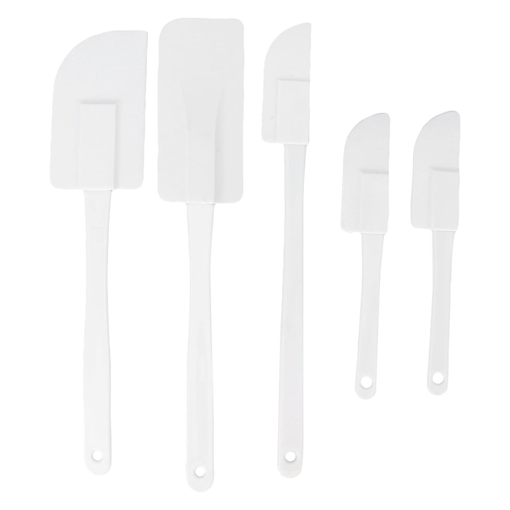 5pcs Wax Spatula Set Silicone Reusable Waxing Stirrer Applicator Multifunctional Non Stick Wax Sticks for Home Salon Use