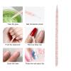 100pcs Disposable Nail Cuticle Pusher Double End Cuticle Manicure Pedicure Sticks, Nail Care Sticks, Cuticle Manicure and Pedicure Stick for Fingernail, Cuticle Cleaning Sticks(big red) view 4