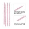 100pcs Disposable Nail Cuticle Pusher Double End Cuticle Manicure Pedicure Sticks, Nail Care Sticks, Cuticle Manicure and Pedicure Stick for Fingernail, Cuticle Cleaning Sticks(purple) view 3
