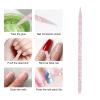 100pcs Disposable Nail Cuticle Pusher Double End Cuticle Manicure Pedicure Sticks, Nail Care Sticks, Cuticle Manicure and Pedicure Stick for Fingernail, Cuticle Cleaning Sticks(rose red) view 4