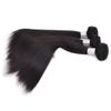 10A Grade Straight Hair Bundles for Black Women 97g Per Bundle Double Weft Unprocessed Human Hair Bundles Brazilian Remy Virgin Hair Extensions Natural Color for African American Woman Can Be Dyed and Bleached (14/16/18, straight wave) view 3