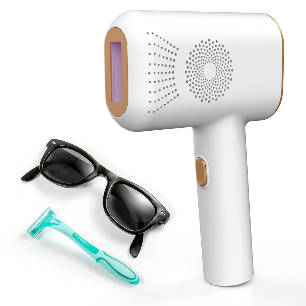 CGK NEW Upgraded IPL Hair Removal with Cooling System for Women & Men, Painless Laser Hair Removal for Armpits Back Legs Arms Face Bikini Line at Home
