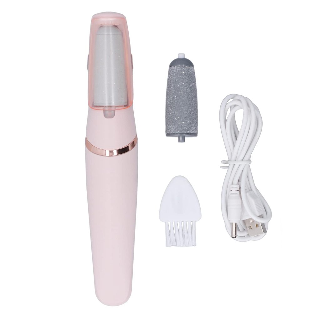 Tgoon Electric Foot Callus Remover, Professional Pedicure Tools to Remove Cracked Heels and Dead Skin, Quartz Sanding Head Small Portable USB Charging for Home and Travel, Feet Spa Tool for Men Women