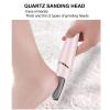 Tgoon Electric Foot Callus Remover, Professional Pedicure Tools to Remove Cracked Heels and Dead Skin, Quartz Sanding Head Small Portable USB Charging for Home and Travel, Feet Spa Tool for Men Women view 2