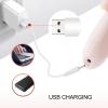 Tgoon Electric Foot Callus Remover, Professional Pedicure Tools to Remove Cracked Heels and Dead Skin, Quartz Sanding Head Small Portable USB Charging for Home and Travel, Feet Spa Tool for Men Women view 4