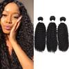 10A Grade Kinky Curly Hair Bundles for Black Women 97g Per Bundle Double Weft Unprocessed Human Hair Bundles Brazilian Remy Virgin Hair Extensions Natural Color for African American Woman Can Be Dyed and Bleached (14/14/14, curly) view 1