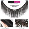 10A Grade Kinky Curly Hair Bundles for Black Women 97g Per Bundle Double Weft Unprocessed Human Hair Bundles Brazilian Remy Virgin Hair Extensions Natural Color for African American Woman Can Be Dyed and Bleached (14/14/14, curly) view 3