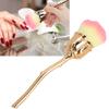 Nail Art Dust Remover, Nail Art Dust Powder Synthetic Fiber Hair Rose Shaped Professional for Home for Travel Use for Salon view 2