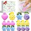 Lanwexy Bath Foot Bombs, 16 Pack Foot Soak with Bath Salt and Tea Tree Oil for Christmas. Organic Natural Handmade Aroma Pure Essential Oil Bubble Feet Balls for Foot Callus, Stubborn Feet Odor Scent. view 1
