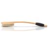 OWIIZI Bath Brush with Cellulite Massagers, Wooden Curved Long Handle Antiskid Dry Brushing Body Brush for Exfoliating, Natural Bristle Back Scrubber for Shower Use Wet or Dry for Men Women Elders view 3