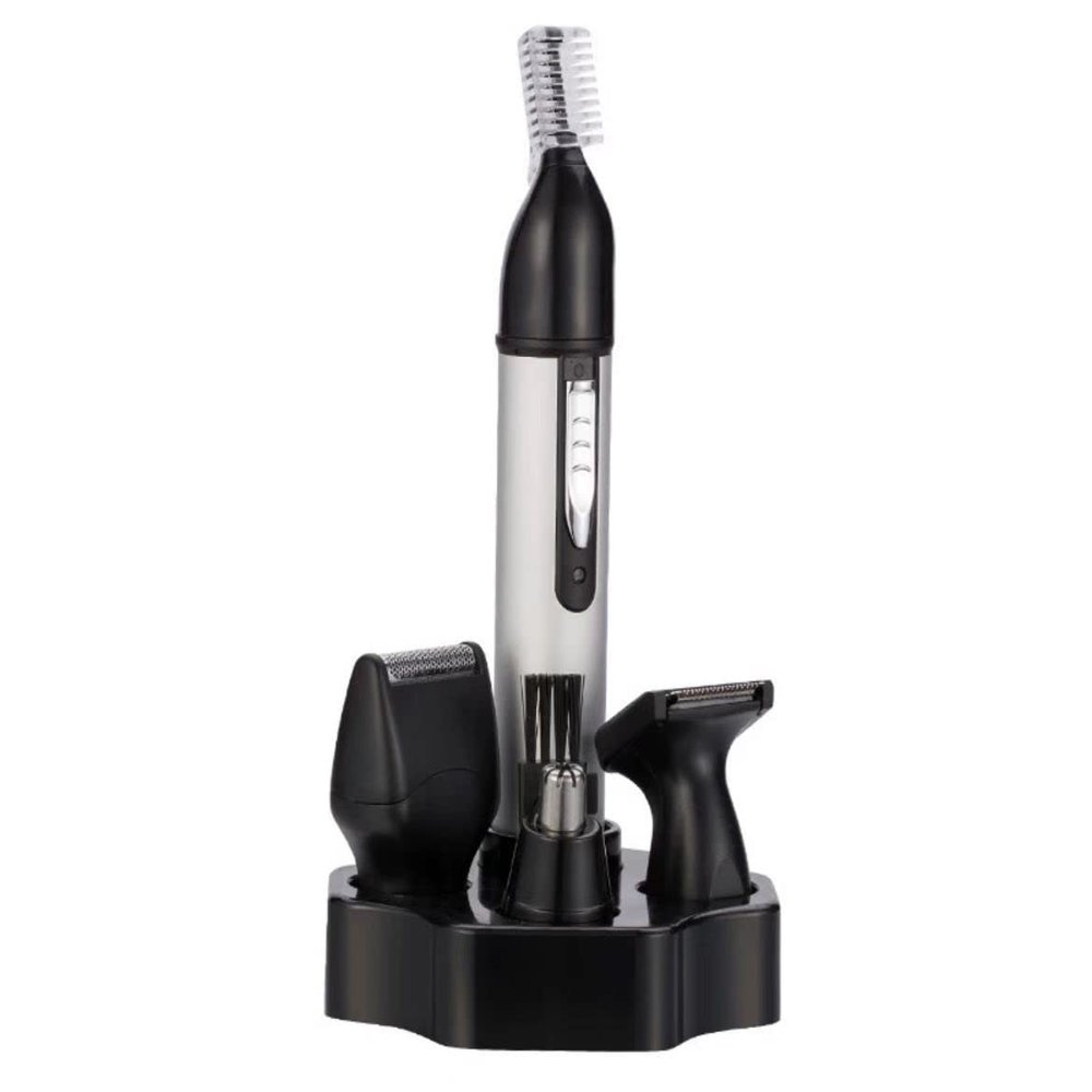 JYYBN Nose and Ear Hair Trimmer, Professional Painless Nose Hair Remover for Men and Women, Waterproof Stainless Steel Head, Mute Motor, Cleaning Brush, USB Rechargeable