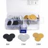 150pcs Sandpaper Disc and 1pcs Metal Bit, 3/32 Shank Replaceable Pedicure Sanding Disc Bit for Dead Skin Callus Removal Electric Foot File Tools view 2