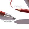FITGLOW Beauty Vegan Lip Liner Pencil | Long-Lasting Lip Enhancer with Blending Brush | Hydrating Plumping Lip Liner | Smudge-Proof Lip Perfector | Define Shape & Fill | Red, 1.1g view 4