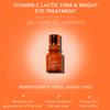 Dr. Dennis Gross Vitamin C Lactic Firm & Bright Eye Treatment | Silky, Lightweight, Fast-Absorbing Treatment to Improve Puffiness, Dark Circles, and Wrinkles Around the Eyes | 0.5 oz view 2