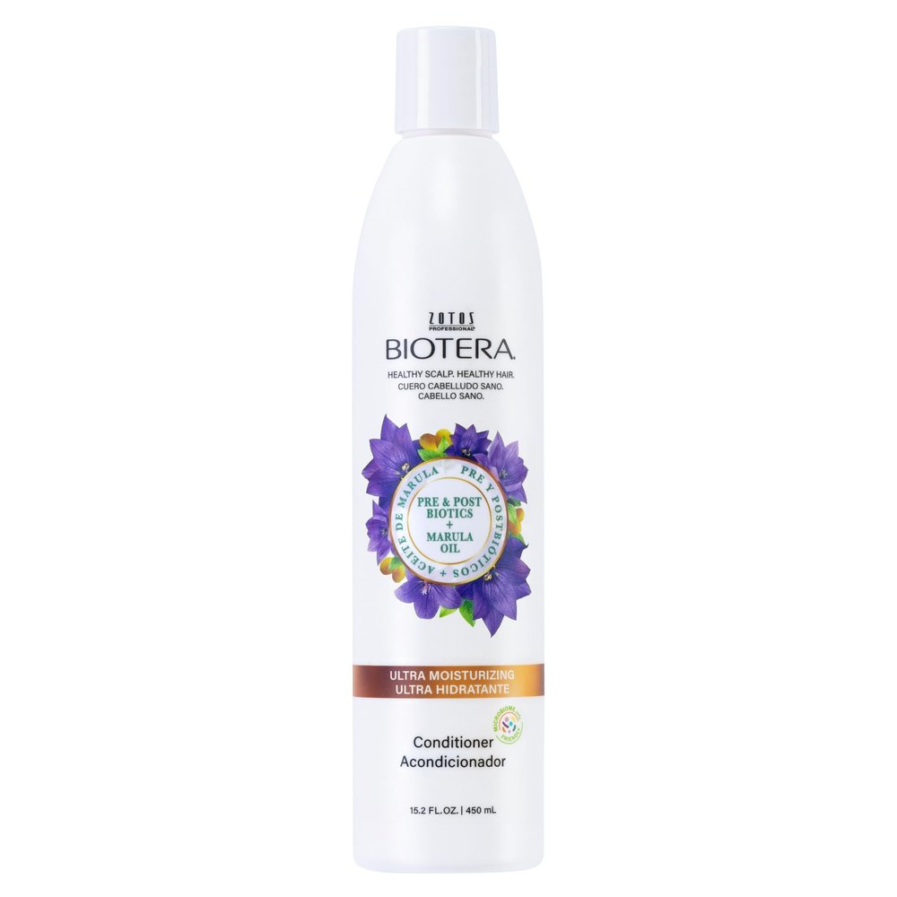 Biotera Ultra Moisturizing Conditioner | Hydrates Dry, Damaged, Coarse Hair | Microbiome Friendly | Vegan & Animal Test Free | Paraben & Sulfate Free | Color-Safe | 15.2 Fl Oz