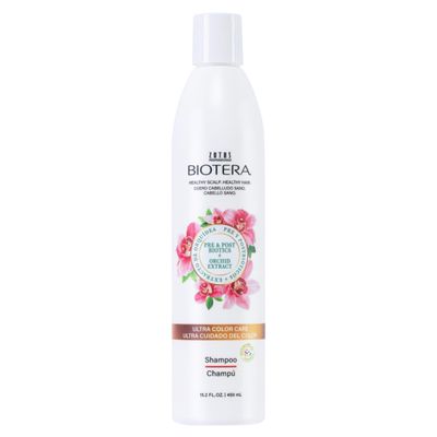 Biotera Ultra Color Care Shampoo | Prolongs Vivid Color-Treated Hair | Microbiome Friendly | Vegan & Animal Test Free | Paraben & Sulfate Free | Color-Safe | 15.2 Fl Oz